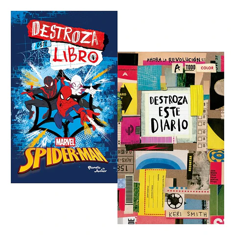 Destroza Este Libro Spiderman + Destroza Este Diario
