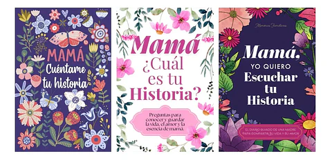 Pack Libros Mamá Cuéntame Tu Historia - ( 3 Libros )