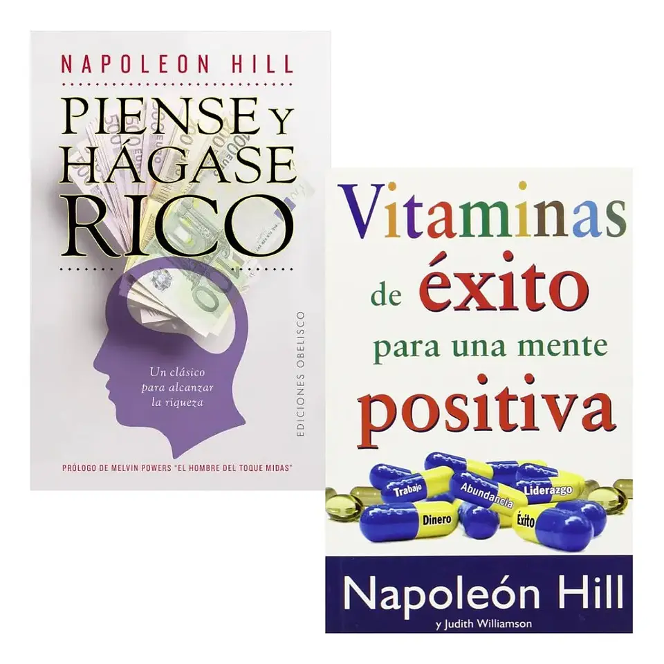 Piense y Hágase Rico + Vitaminas de Éxito - Napoleón Hill 1
