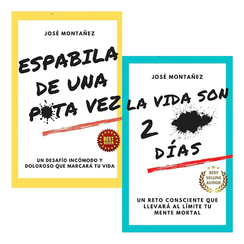 Pack Espabila de una Puta Vez + la Vida Son 2 Putos Días