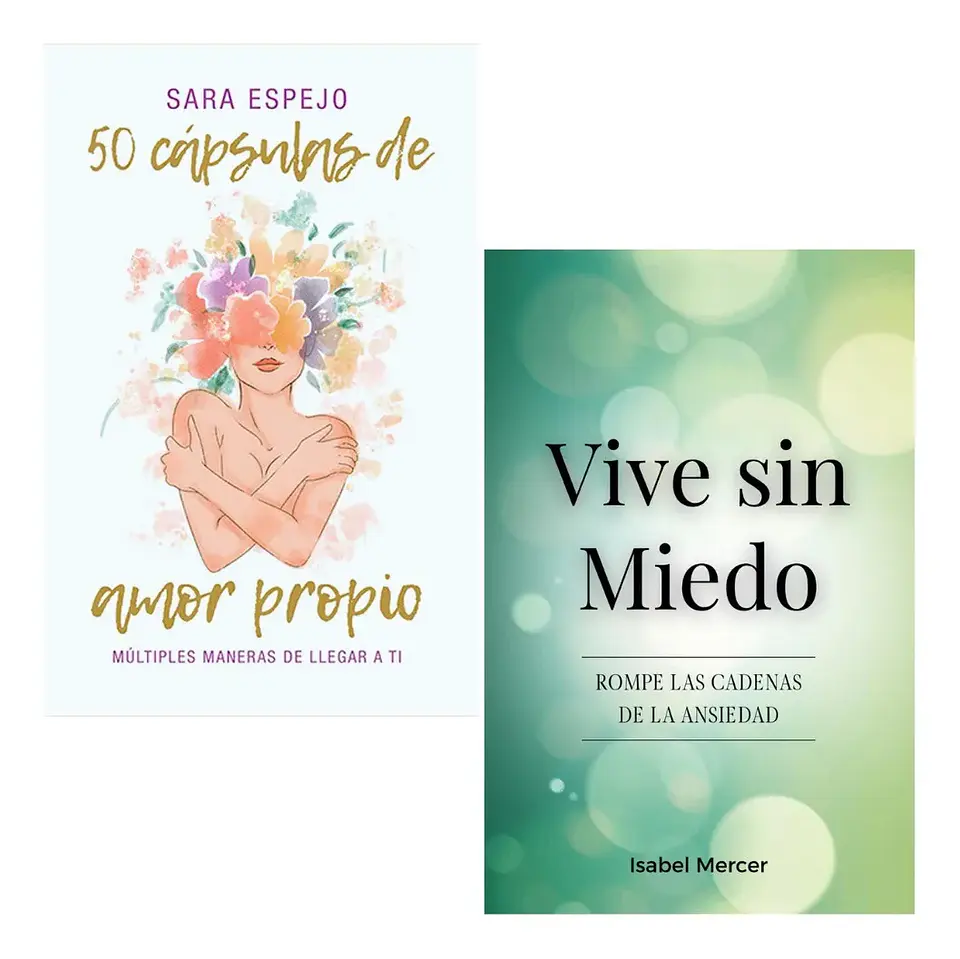 Pack Libros 50 Cápsulas de Amor Propio + Vive sin Miedo 1