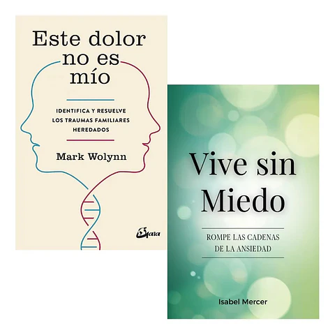 Pack Libros Este Dolor No Es Mio + Vive sin Miedo
