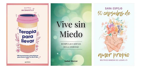 Terapia para Llevar + Vive sin Miedo + 50 Cápsulas de Amor