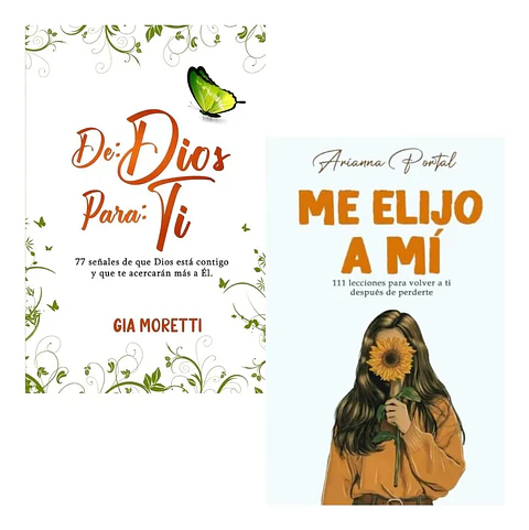 Pack Libros De: Dios Para: Ti + Me Elijo a Mí