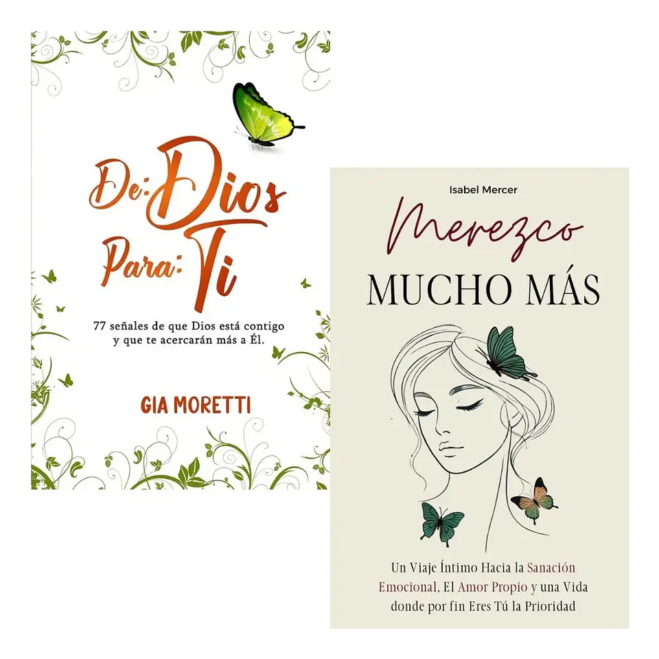 Pack Libros De: Dios Para: Ti + Merezco Mucho Más 1