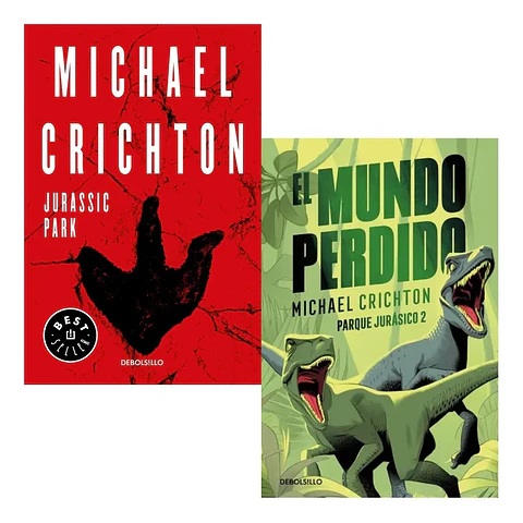 Pack Jurassic Park + el Mundo Perdido - Michael Crichton