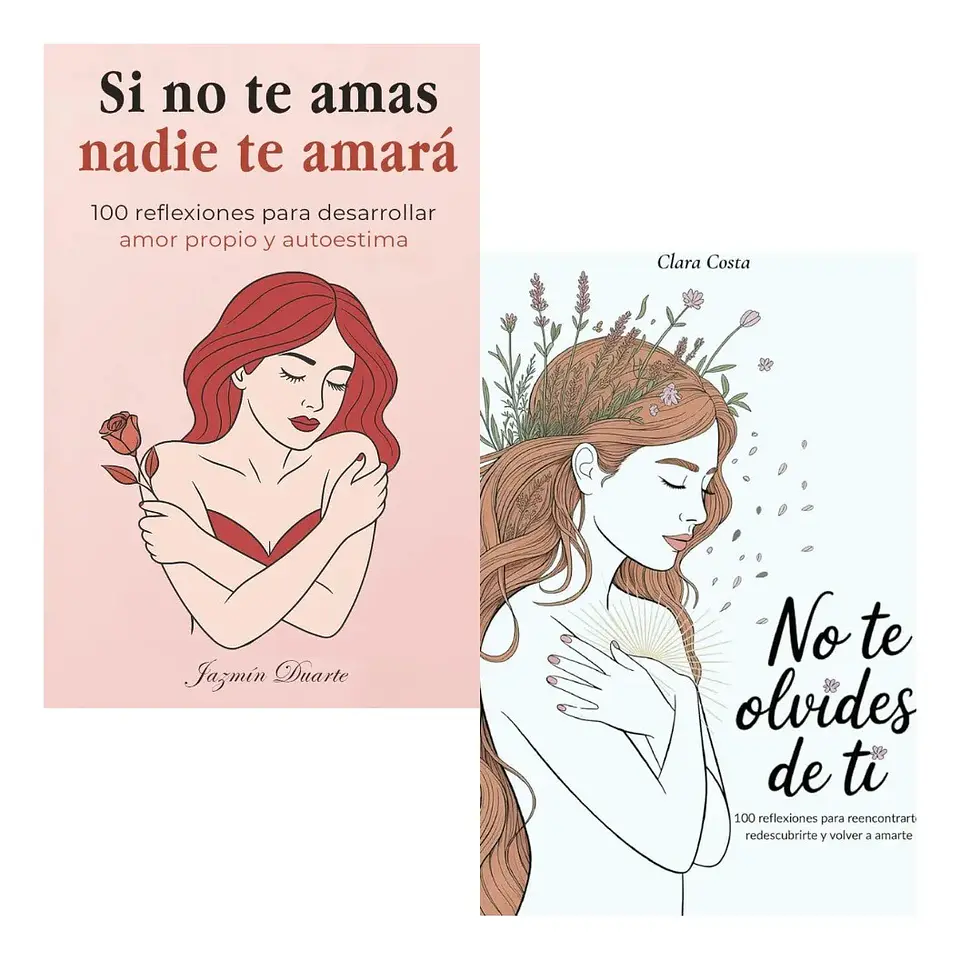 Pack Si No Te Amas Nadie Te Amará + No Te Olvides de Ti 1