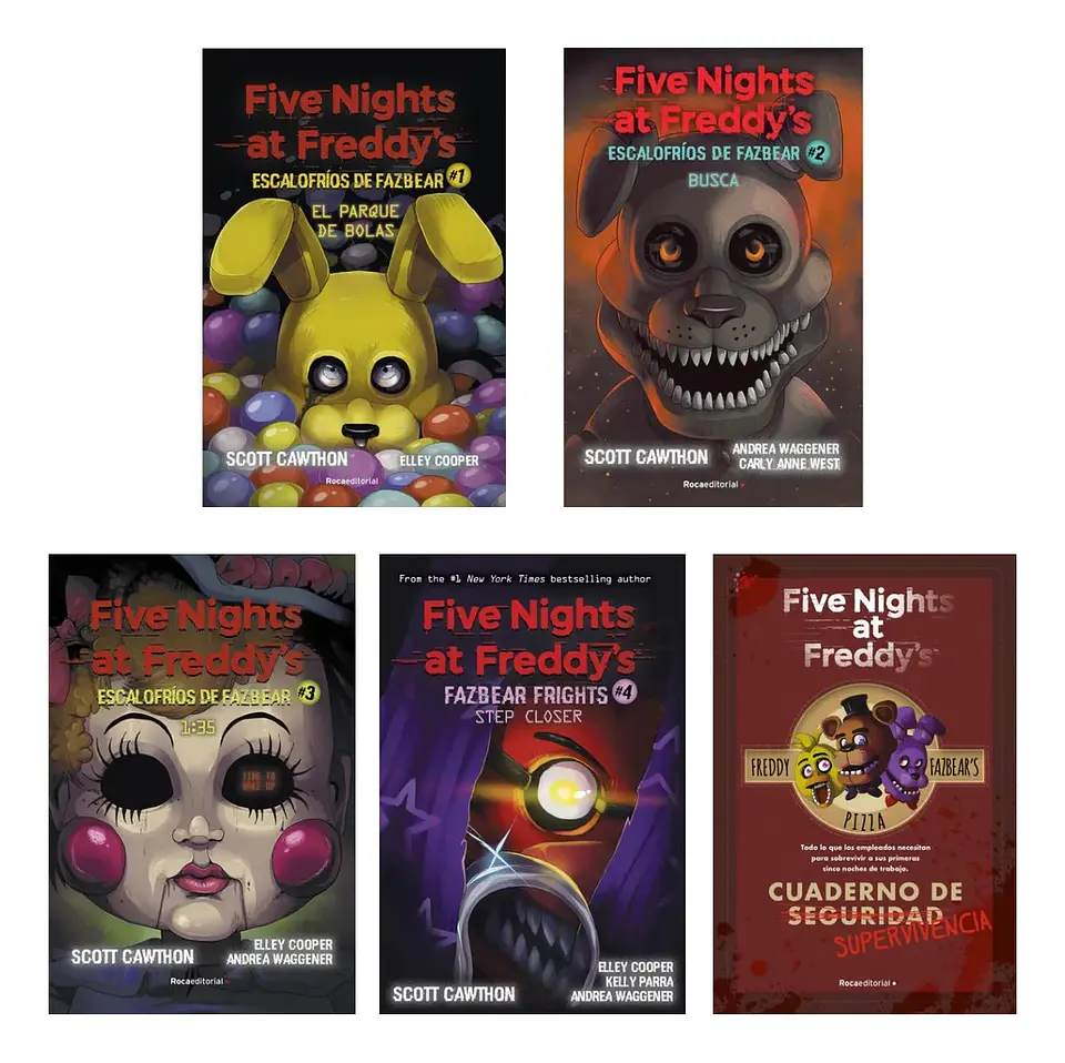 Pack Libros Five Nights At Freddy's ( 5 Libros ) 1