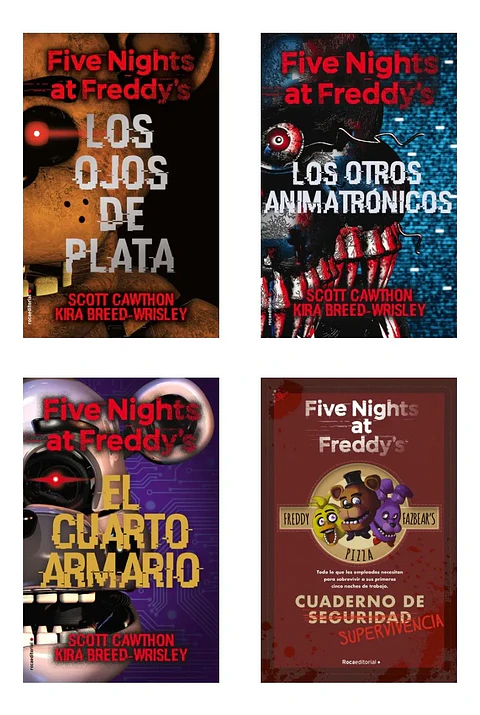 Pack Libros Five Nights At Freddy's ( 4 Libros )