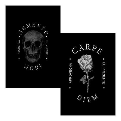 Pack Libros Memento Mori + Carpe Diem - Humberto Montesinos