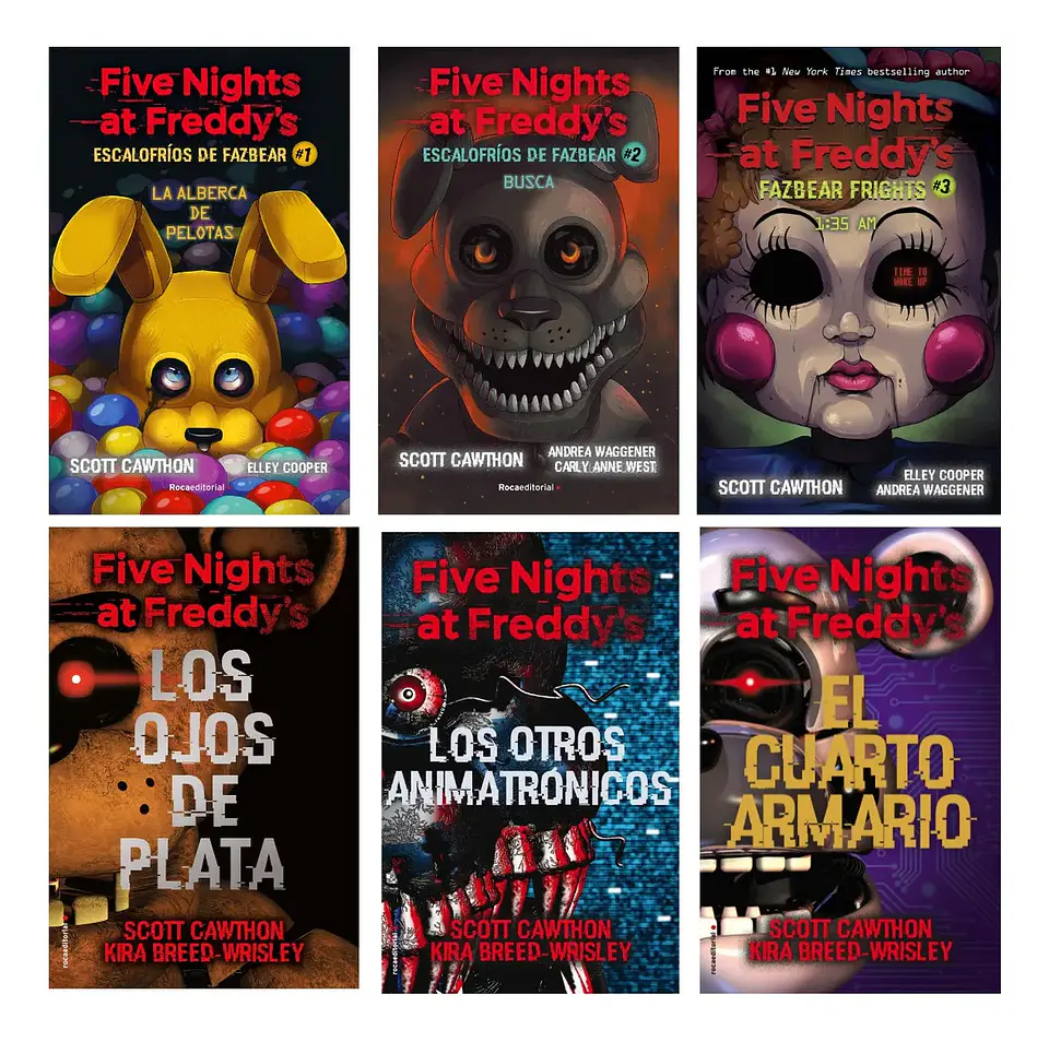 Pack Five Nights At Freddy's ( 6 Libros ) 1