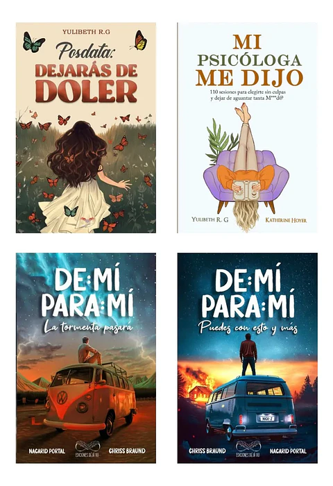 Pack Libros Yulibeth R. G + Nacarid Portal ( 4 Libros )