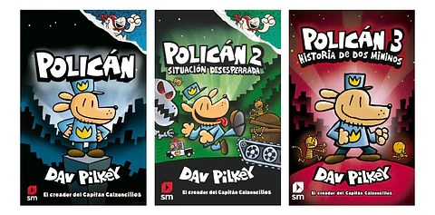 Saga Policán 1 2 3 - Dav Pilkey ( 3 Libros )