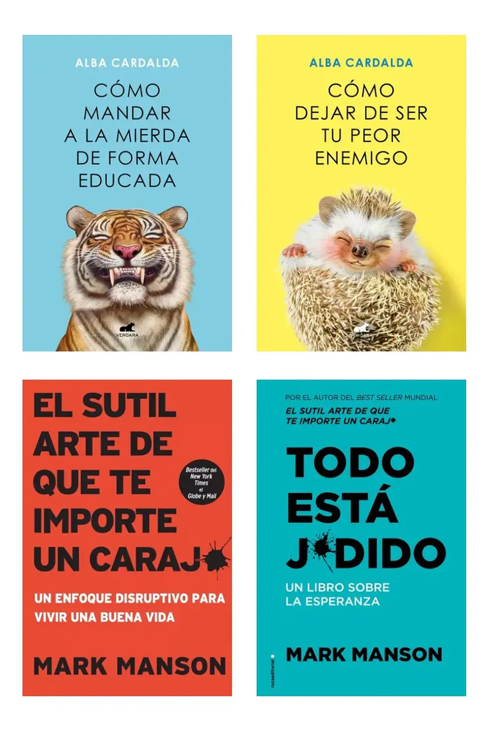 Pack Libros Mark Manson + Alba Cardalda ( 4 Libros ) 1