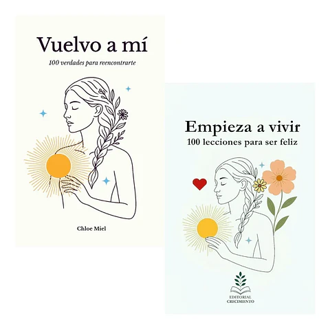 Pack Libros Vuelvo a Mí + Empieza a Vivir - Chloe Miel