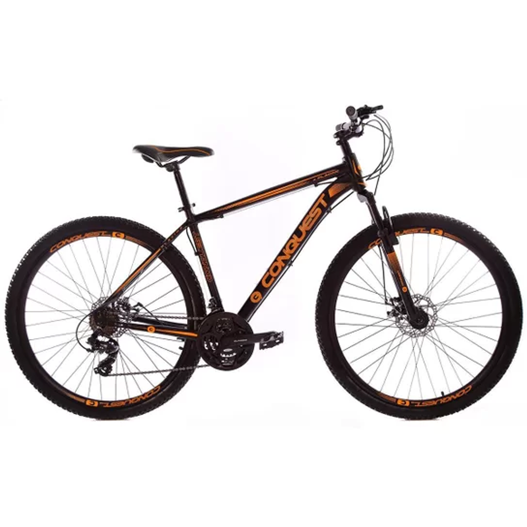 Bicicleta Aro 29 Conquest 24V Freios a Disco Câmbios Importados 3