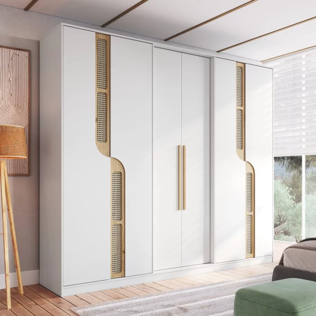 Guarda Roupa Casal 6 Portas 4 Gavetas Apolo  2