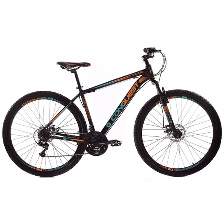 Bicicleta Aro 29 Conquest 24V Freios a Disco Câmbios Importados 4