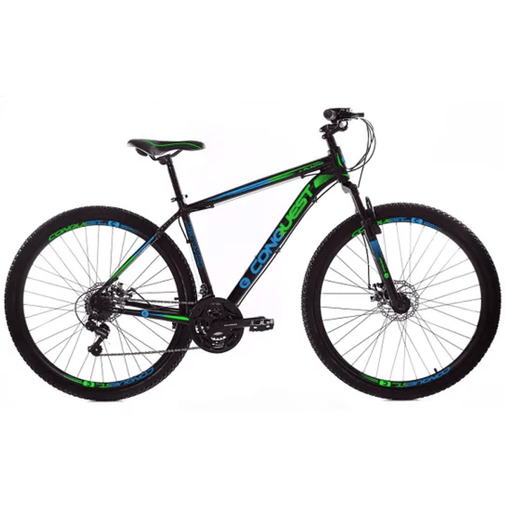 Bicicleta Aro 29 Conquest 24V Freios a Disco Câmbios Importados 5