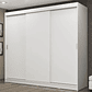 Guarda-Roupa Casal 3 Portas de Correr 3 Gavetas  - Thumbnail 1