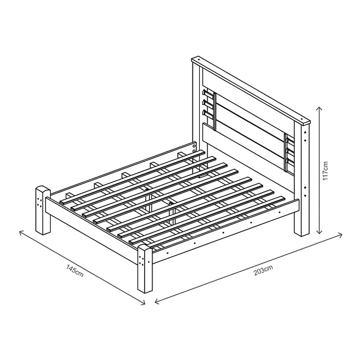 Cama Casal Raissa Branco  3