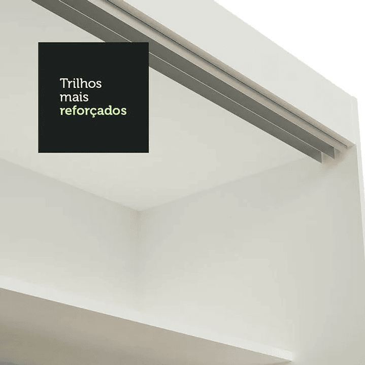 Guarda-Roupa Casal Istambul 3 Portas de Correr com Espelho 3 Gavetas  10