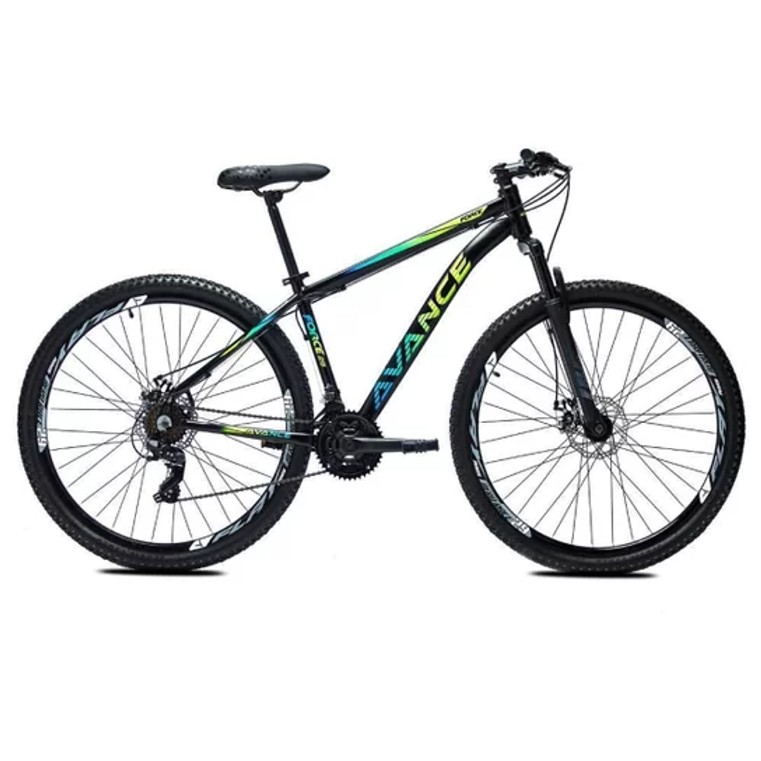 Bicicleta Aro 29 Alumínio Avance Force 24 Vel Freio A Disco 5