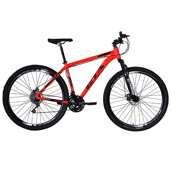 Bicicleta Aro 29 Gta Start Alumínio 21v Freio a Disco Suspensão Dianteira Mountain Bike 4