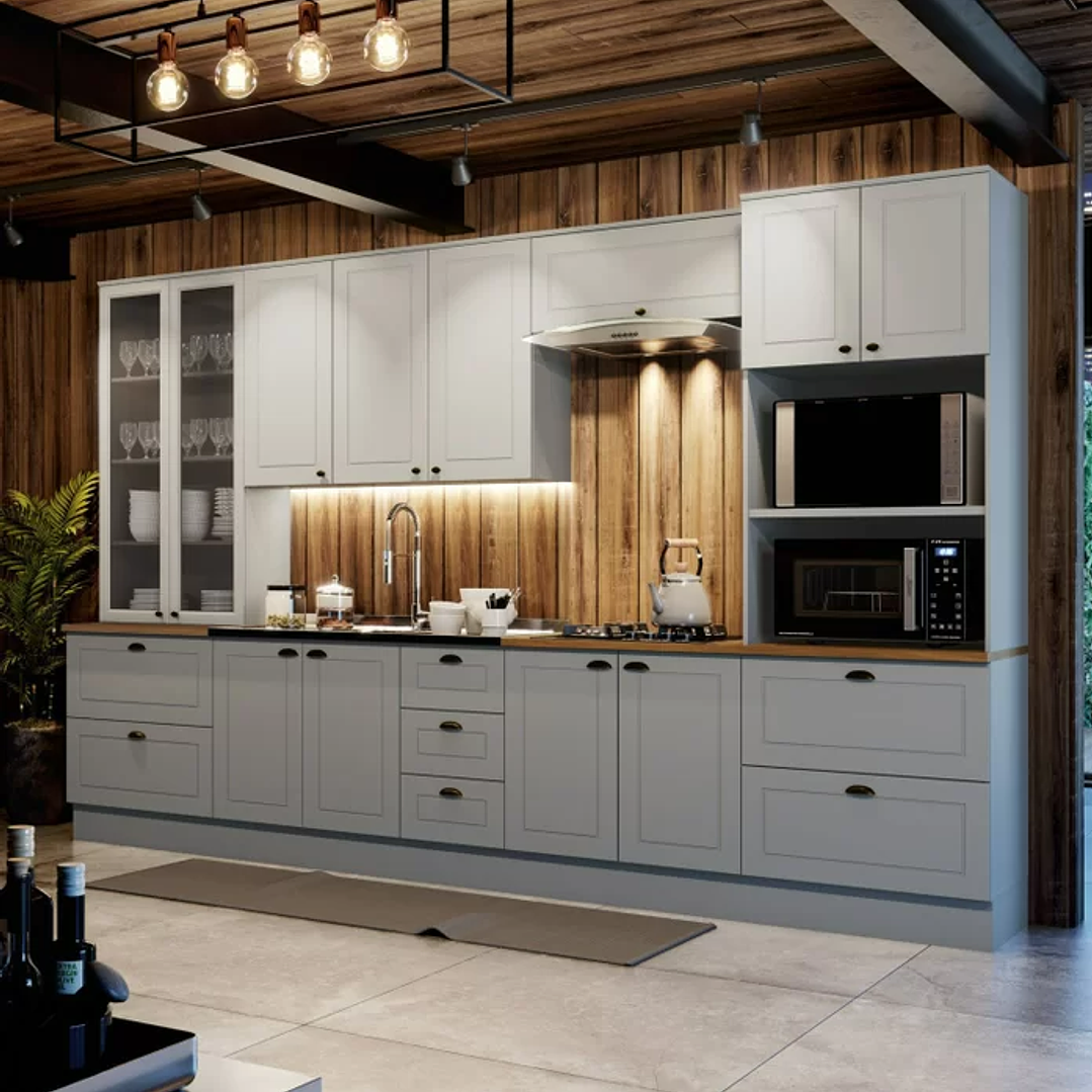 Cozinha Completa 6 Peças com Cristaleira  2