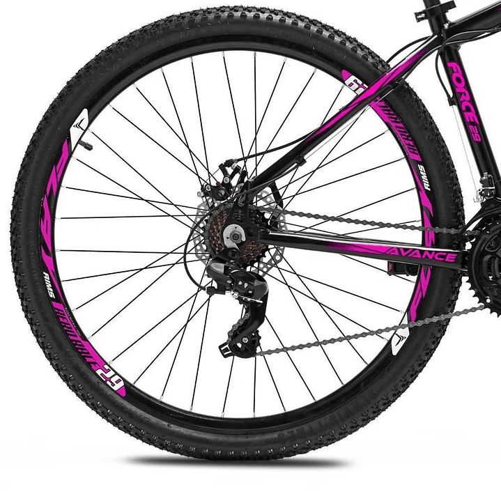 Bicicleta Aro 29 Alumínio Avance Force 24 Vel Freio A Disco 8