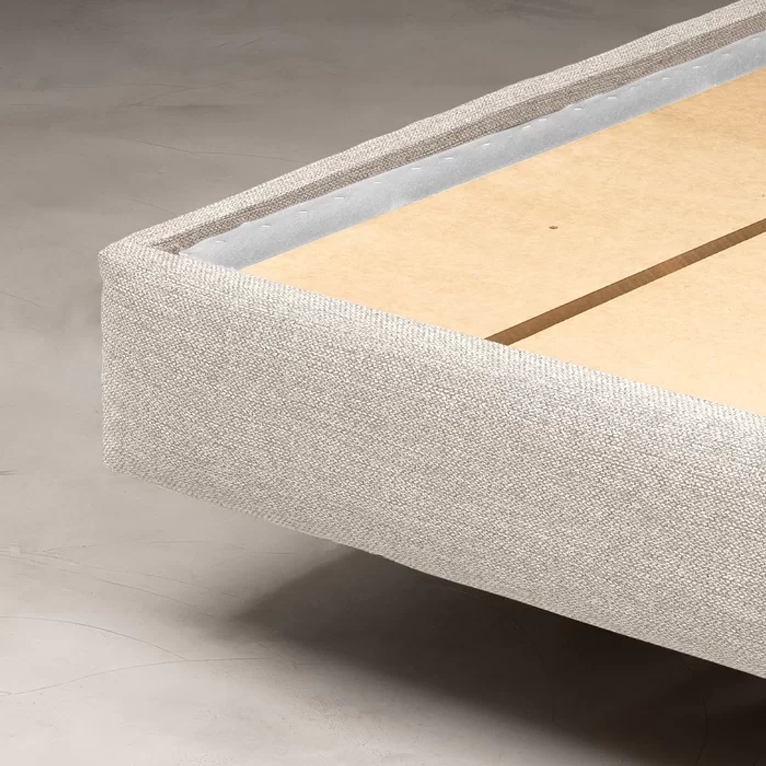 Cama Casal Boreal Flutuante Bege 9