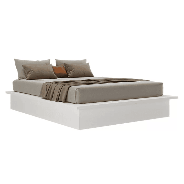 Cama Casal ou Queen Minimalista 160x200cm Industrial 8285 Foscarini Solanum 3