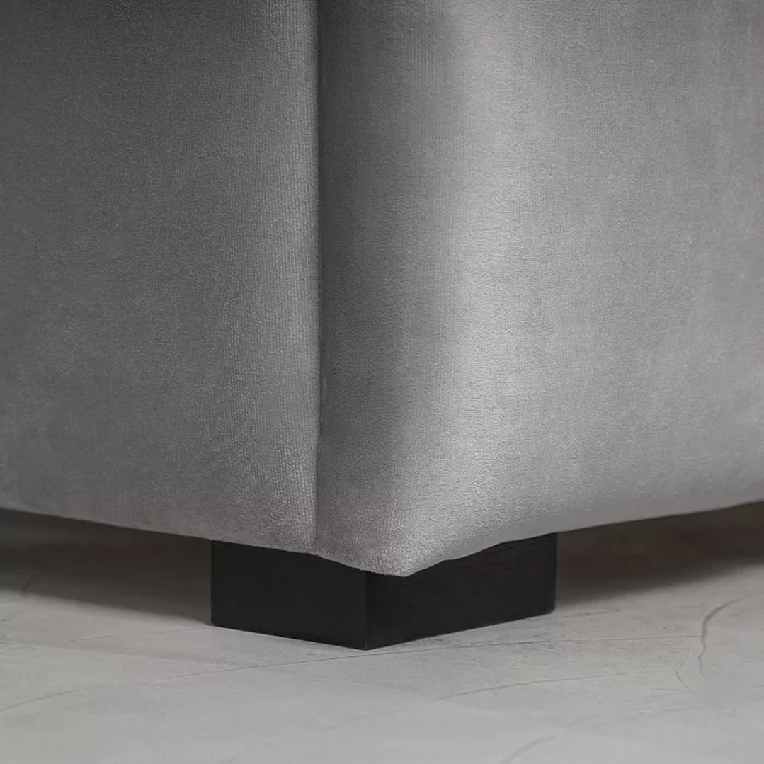 Cama com Cabeceira Casal Estofada Uvaia Cinza 10