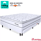 Cama Box Casal com Cama Auxiliar + Colchão Molas Ensacadas com Pillow 138x188x55 cm BF Colchões BRANCO - Thumbnail 3