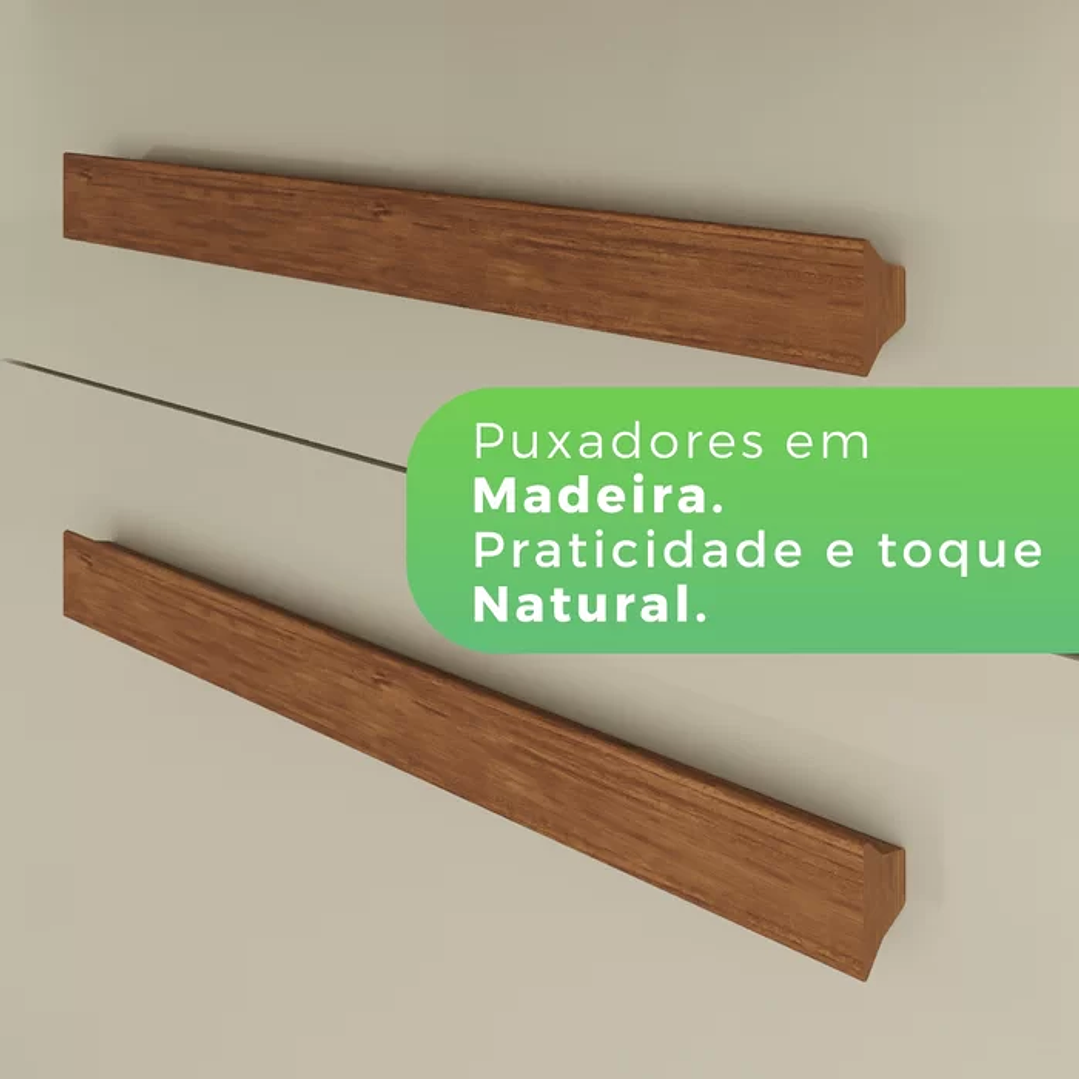 Armário para Cozinha 6 Portas 2 Gavetas Cinamomo/Grafite/BRANCO/OFF WHITE 9