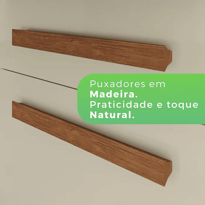 Armário para Cozinha 6 Portas 2 Gavetas Cinamomo/Grafite/BRANCO/OFF WHITE 9