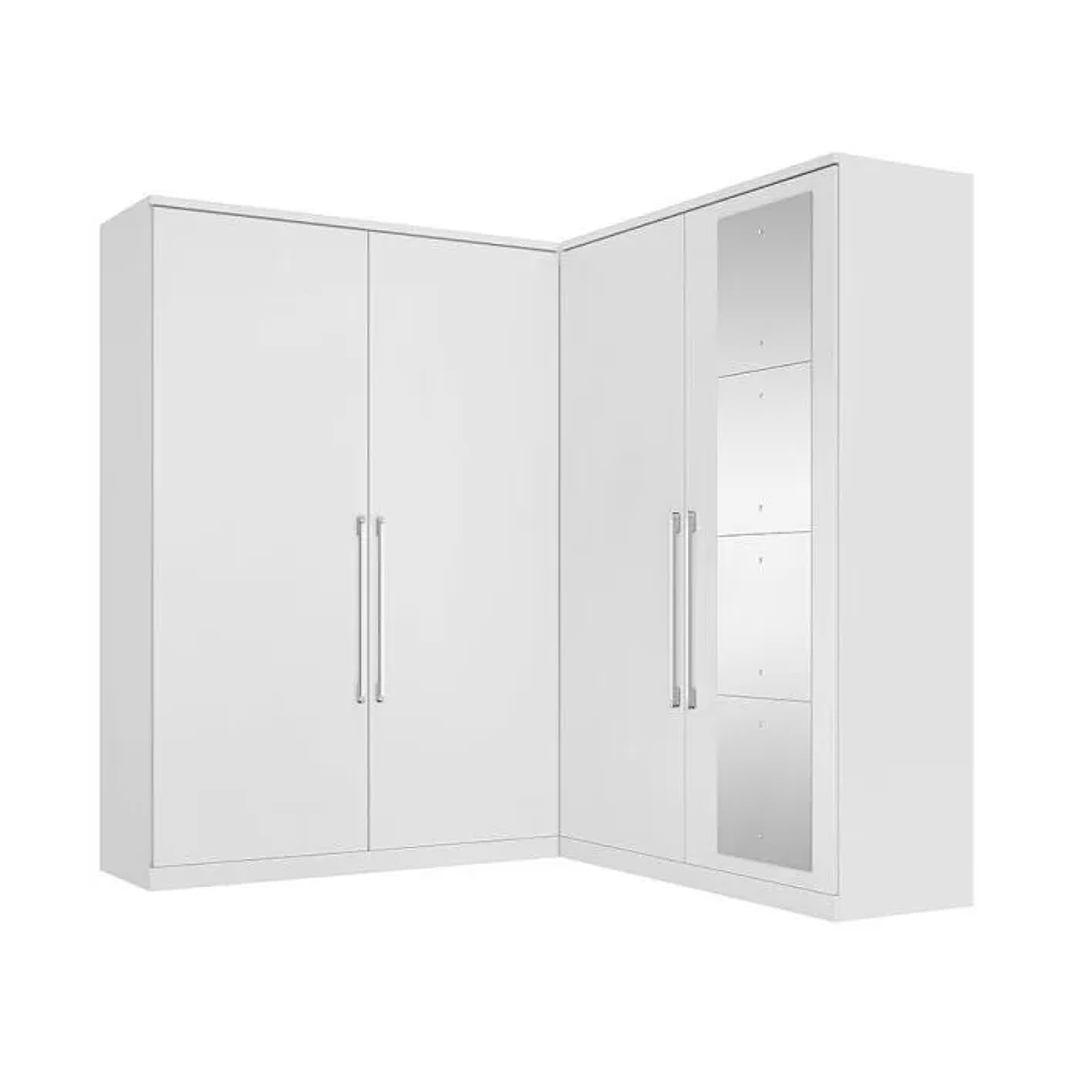 Guarda-Roupa Casal de Canto com Espelho Viena  2