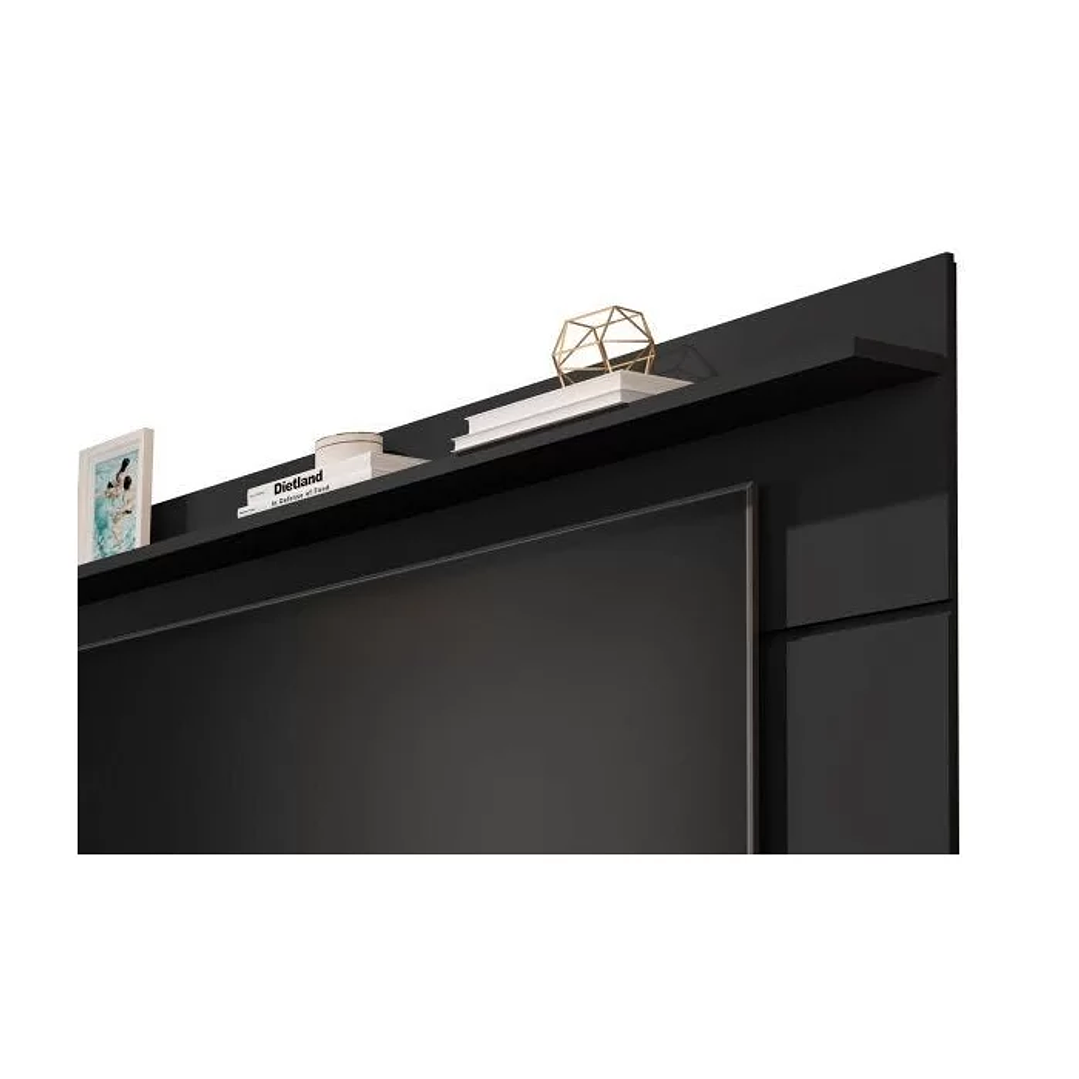 Rack com Painel Vivare Wood 180cm Off White com Nature - Off White 6