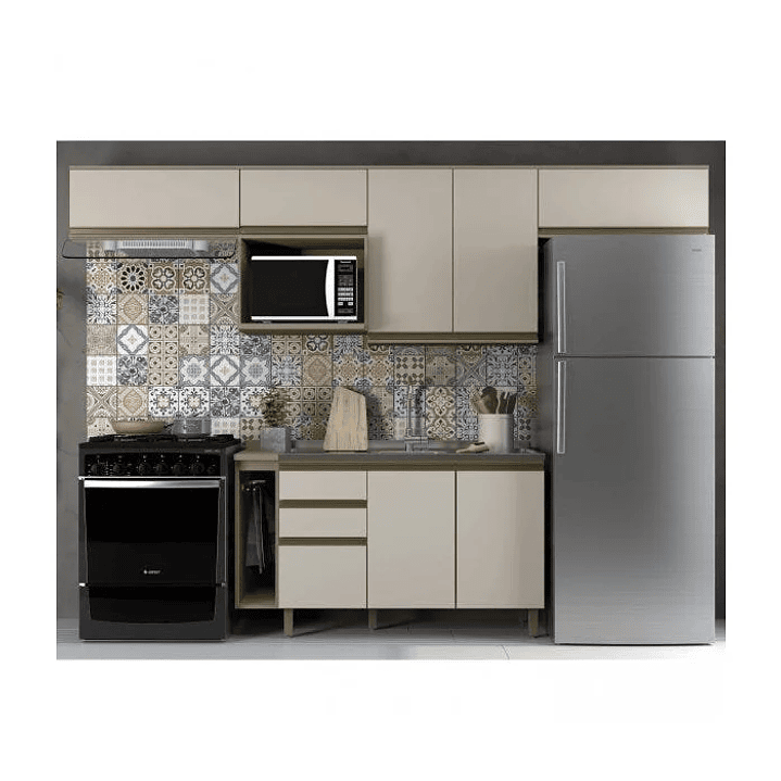 Cozinha Completa 8 Peças 8 Portas 100% MDF  1