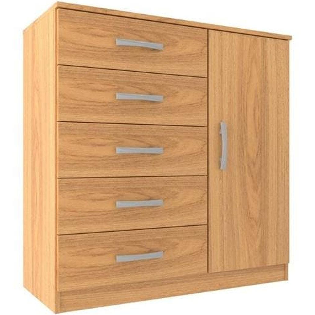 Cômoda Zurique 1PT 5GV 3