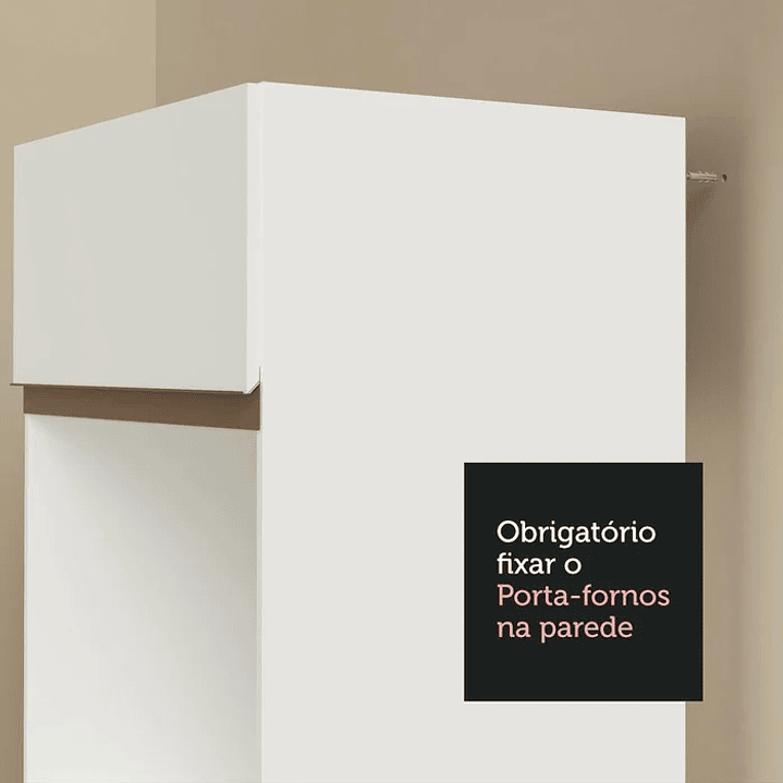 Armário de Cozinha Completa 250cm Preto - Branco 9