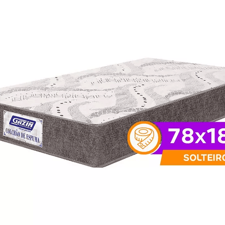 Colchão Solteiro Gazin de Espuma D20 12x78x188 - Supreme 2