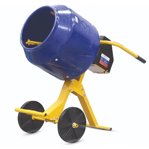 Betoneira compacta desmontável 130L 1/2 hp caçamba plástica 220V