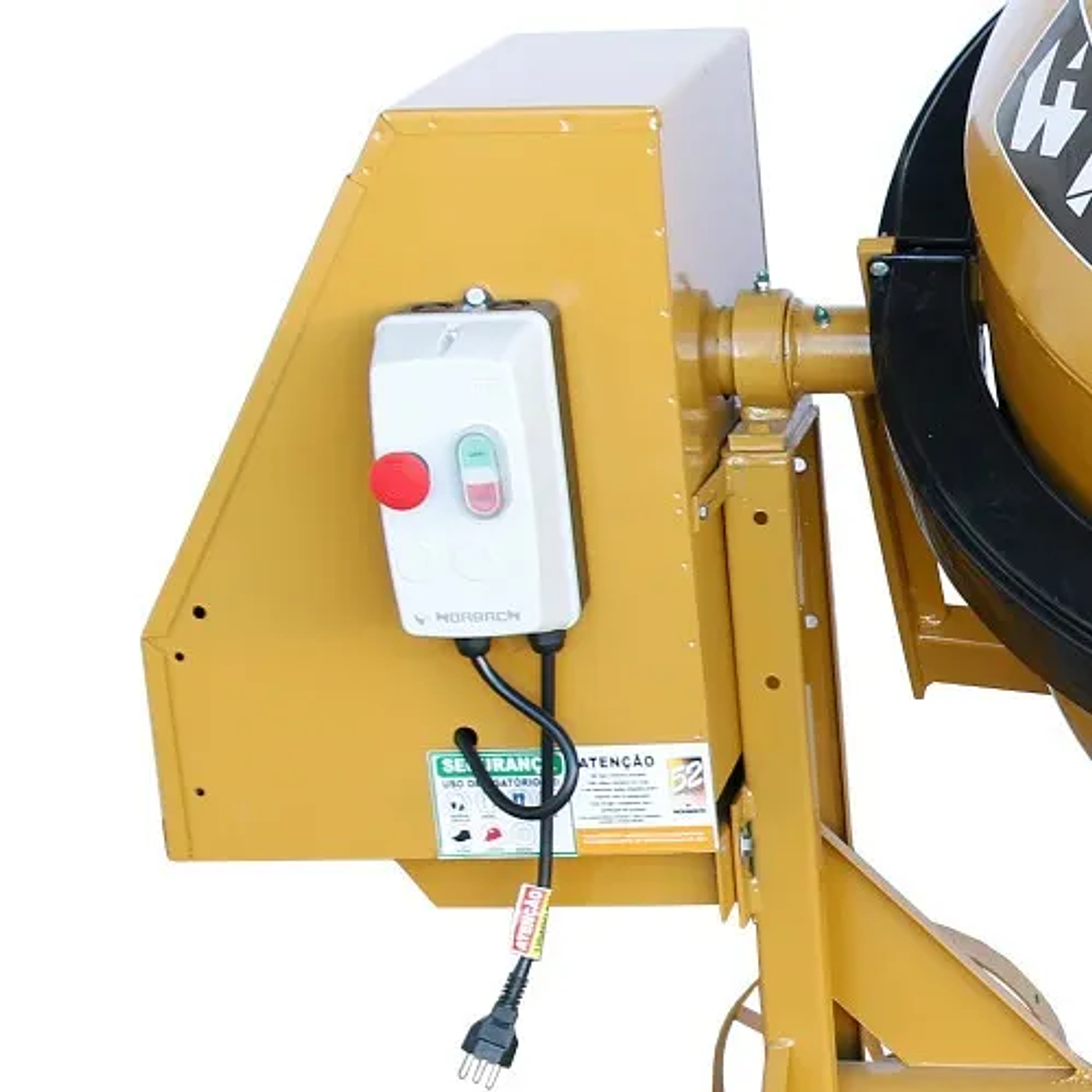 Betoneira 250 Litros motor 1CV monofásico 220V 4