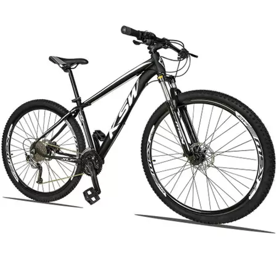 Bicicleta Aro 29 Ksw 24 Marchas Freios a Disco e Suspensão 6