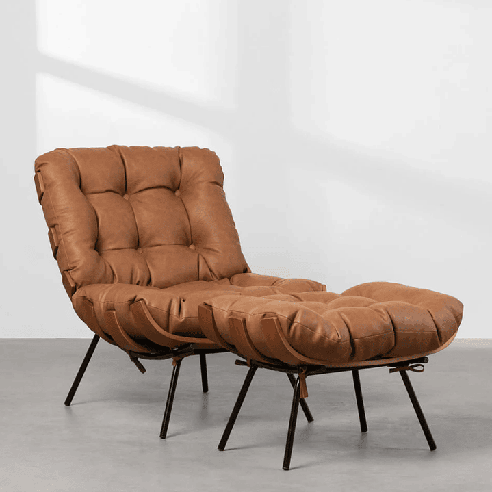 Poltrona e Puff Costela Slim  1