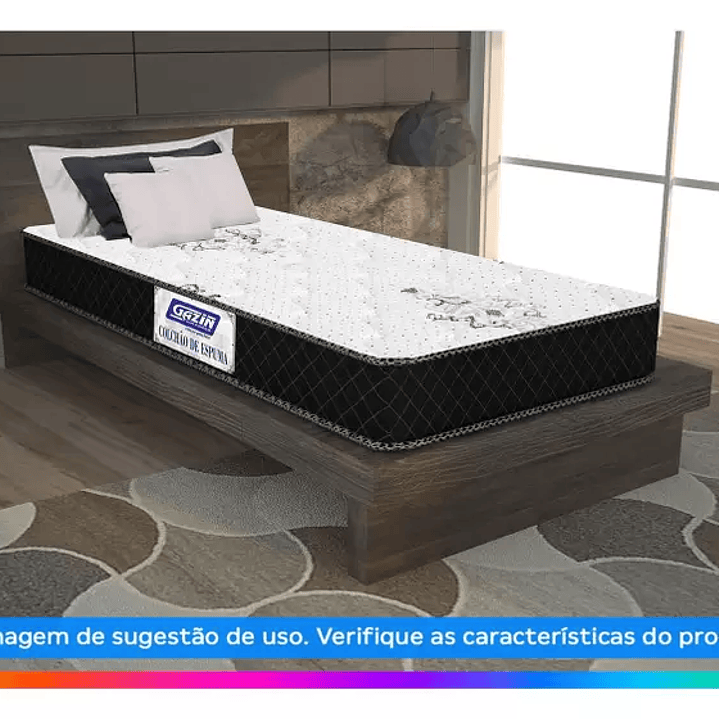 Colchão Solteiro Gazin de Espuma D33 15x88x188cm - Supreme 3