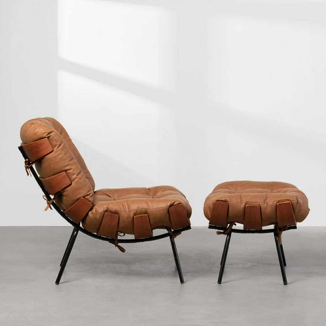 Poltrona e Puff Costela Slim  2