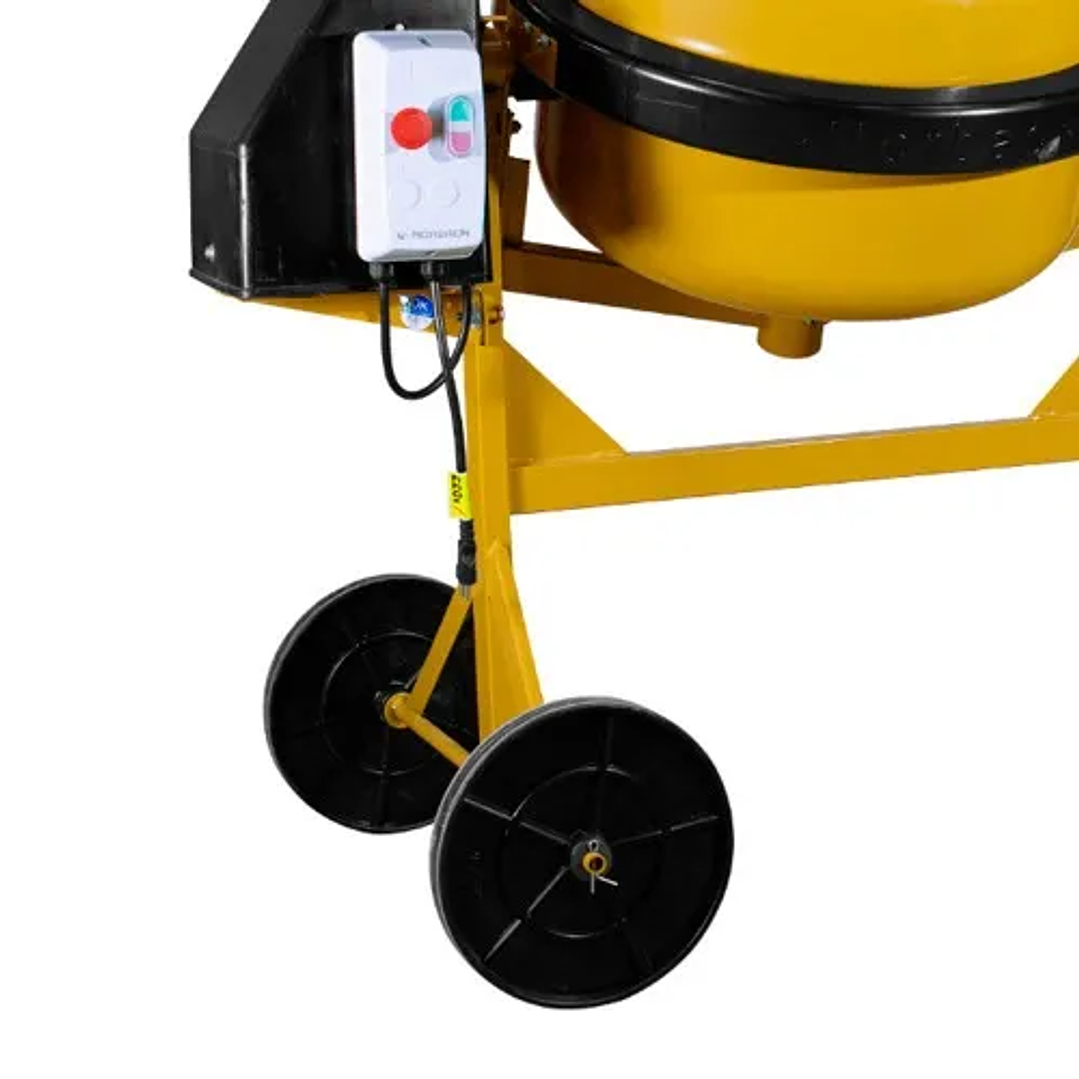Betoneira 130 litros Com Motor Monofásico e Chave Elétrica NR12 220V 2