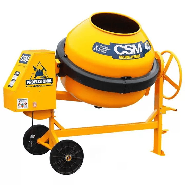 Betoneira Profissional CSM-71000728 400 Litros 2CV 4 Polos 220V 1